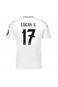 Real Madrid Lucas Vazquez #17 Voetbaltruitje Thuis tenue 2024-25 Korte Mouw